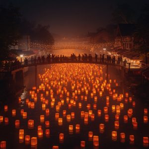 Festival Lampion Sungai Kecil Mulai Jadi Daya Tarik Wisata Baru